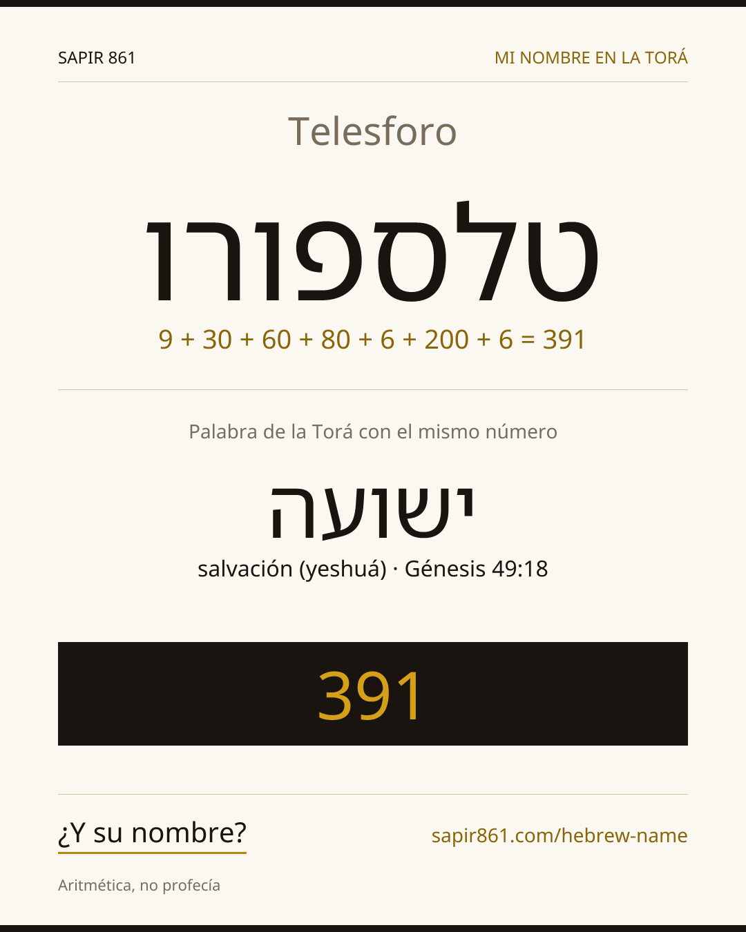 Telesforo — טלספורו