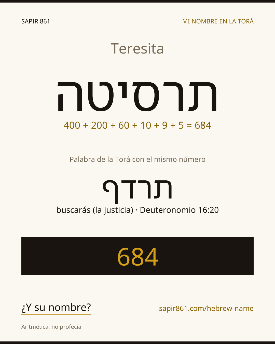 Teresita — תרסיטה