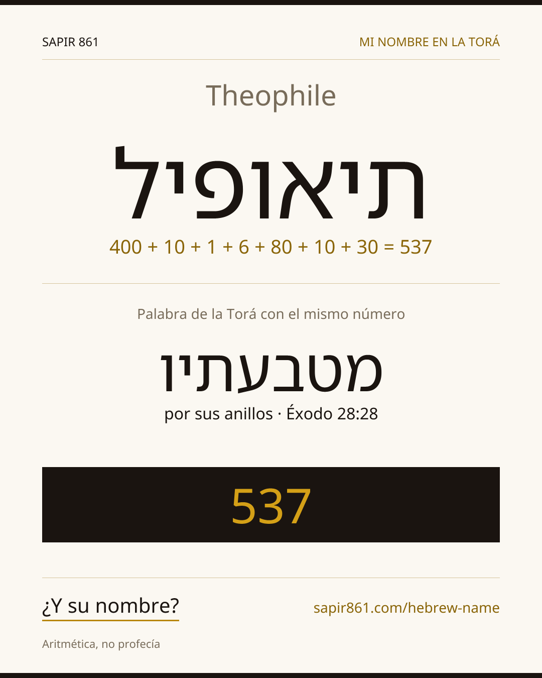 Theophile — תיאופיל