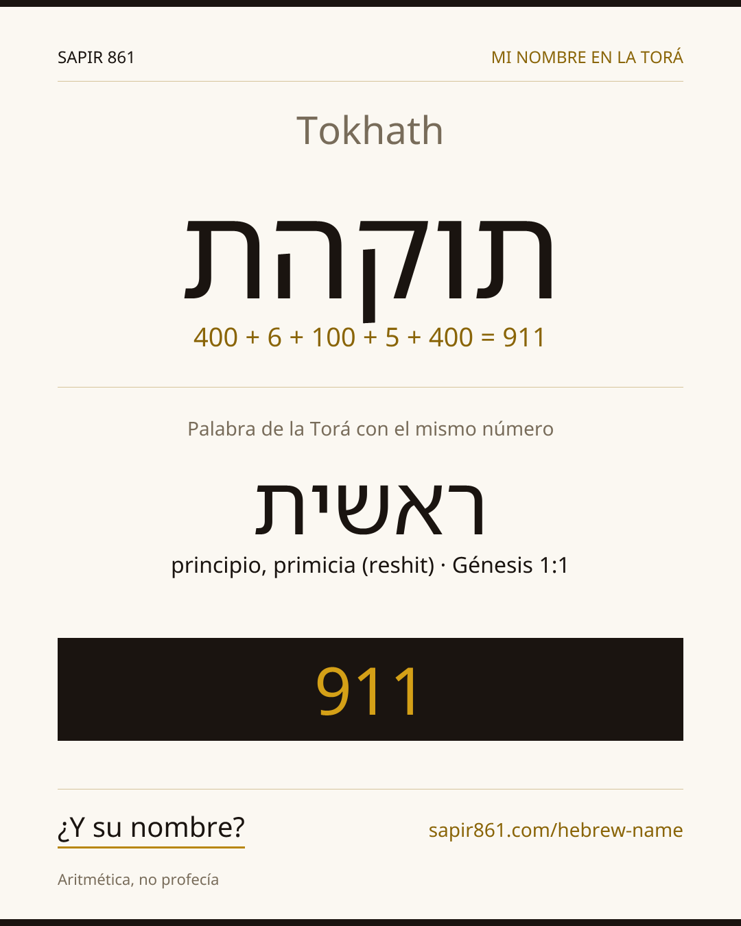 Tokhath — תוקהת