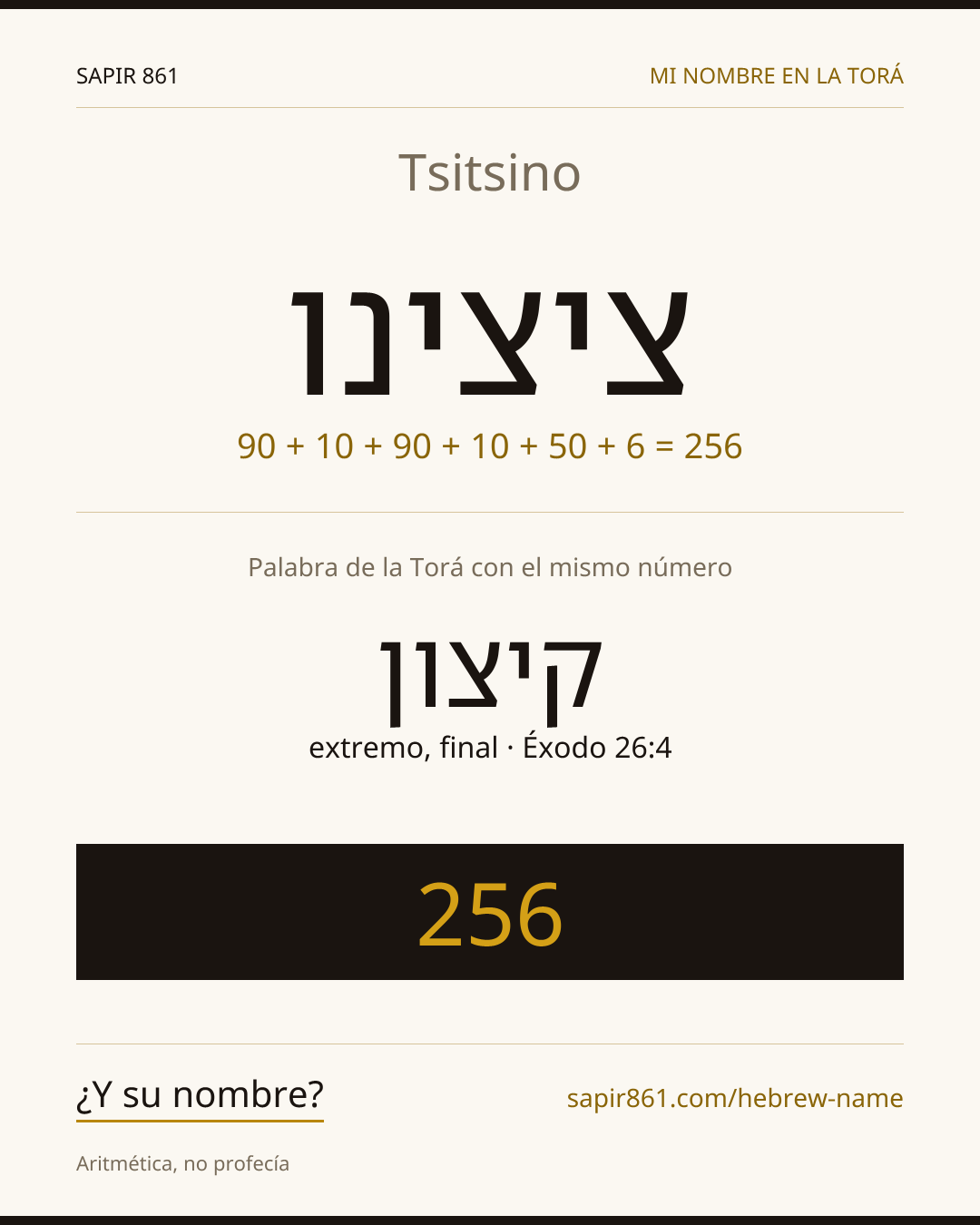 Tsitsino — ציצינו