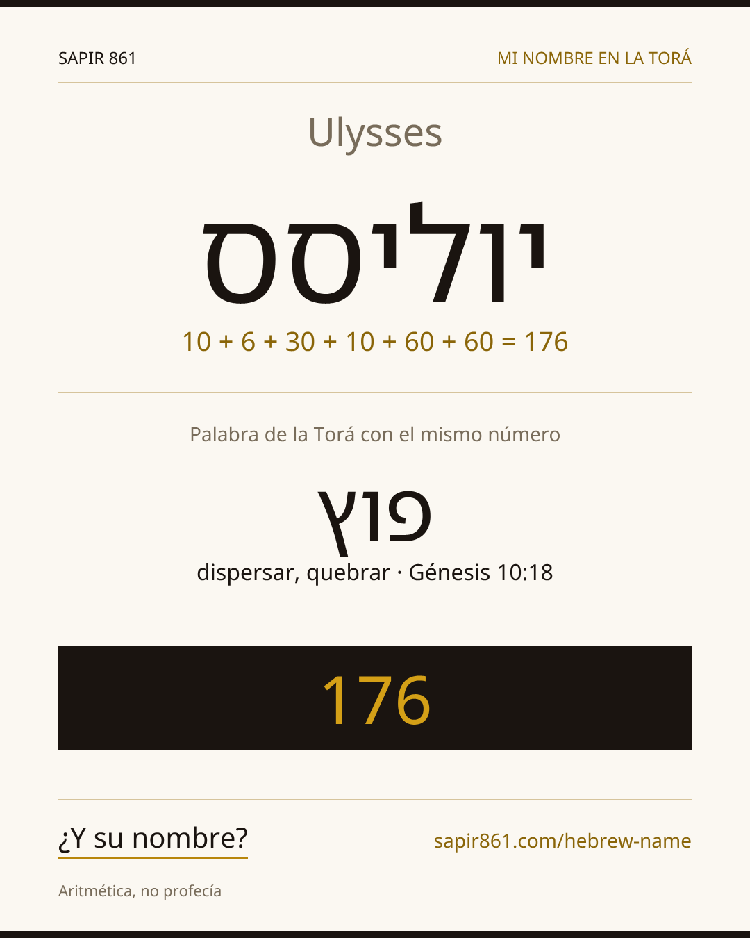 Ulysses — יוליסס