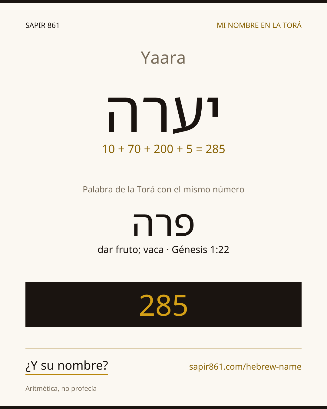 Yaara — יערה