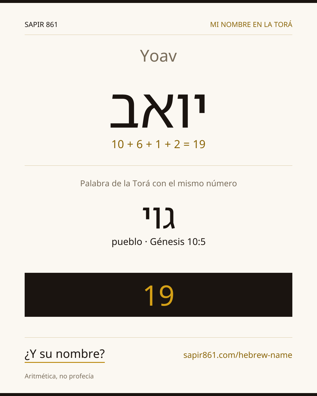 Yoav — יואב