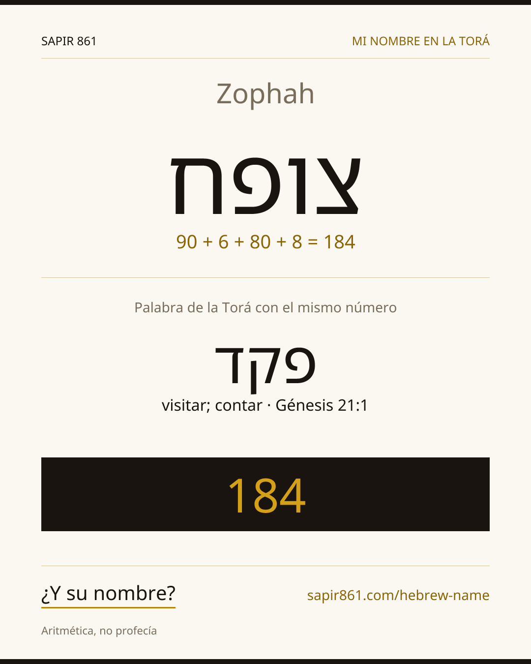 Zophah — צופח