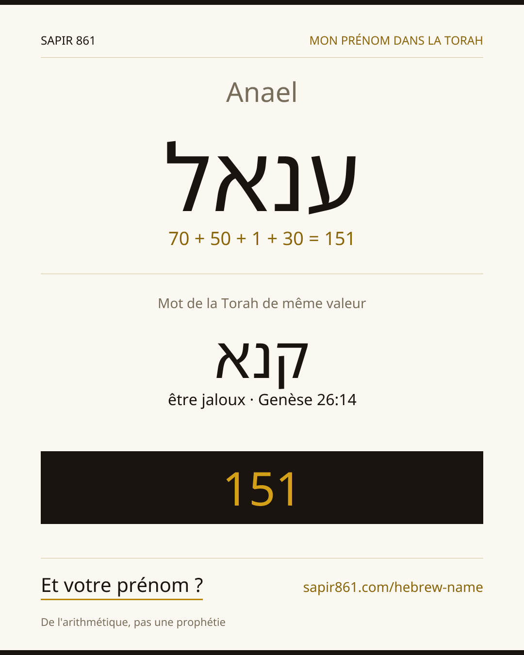 Anael — ענאל