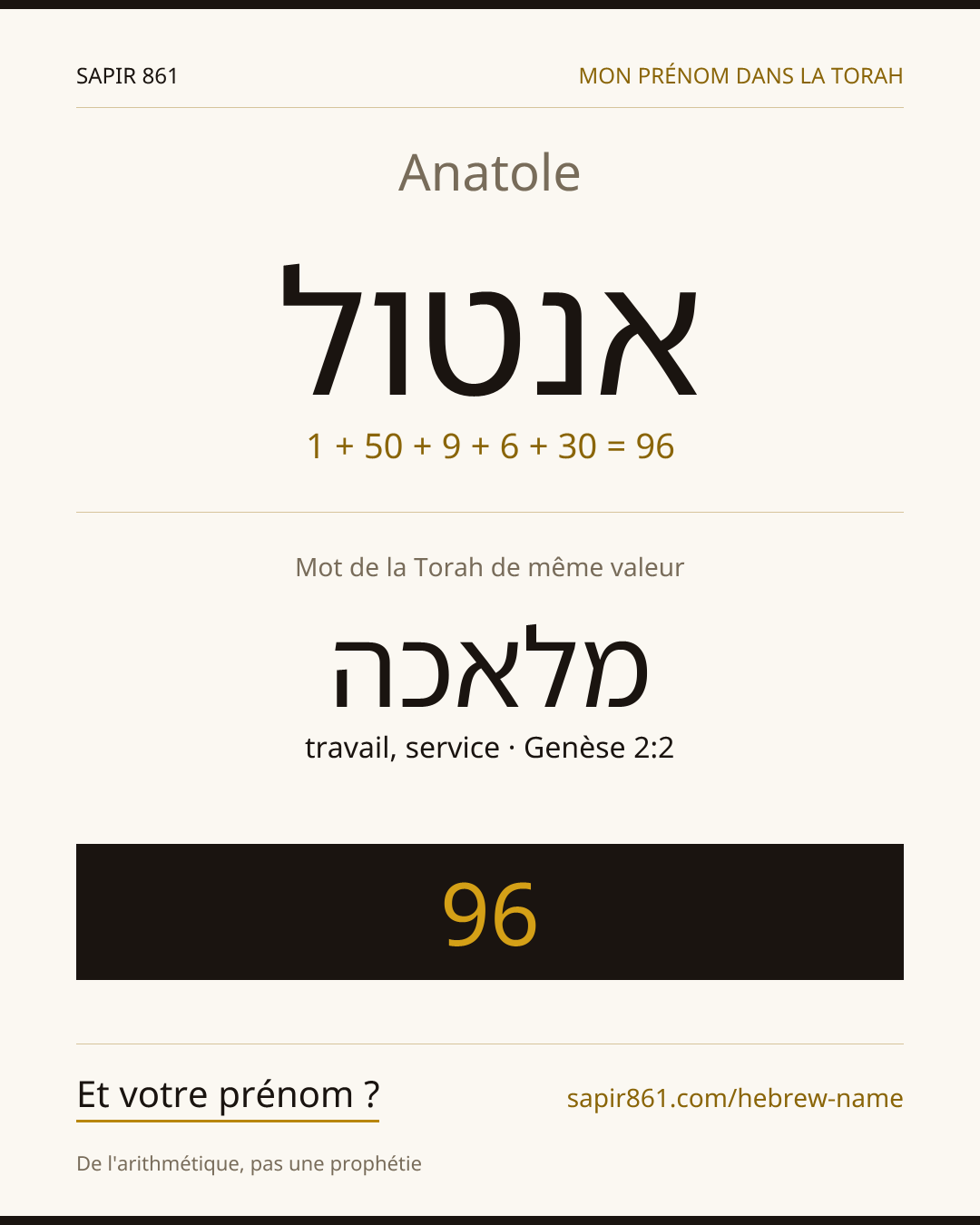 Anatole — אנטול