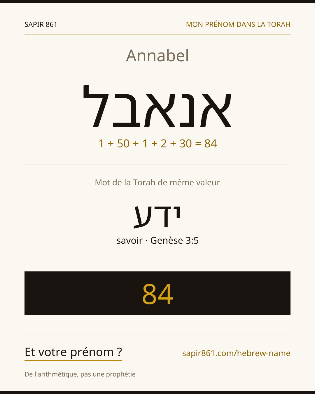 Annabel — אנאבל