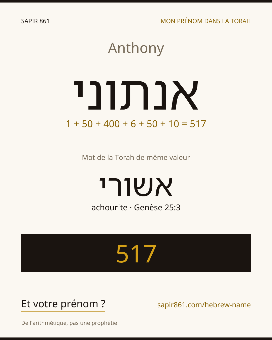 Anthony — אנתוני