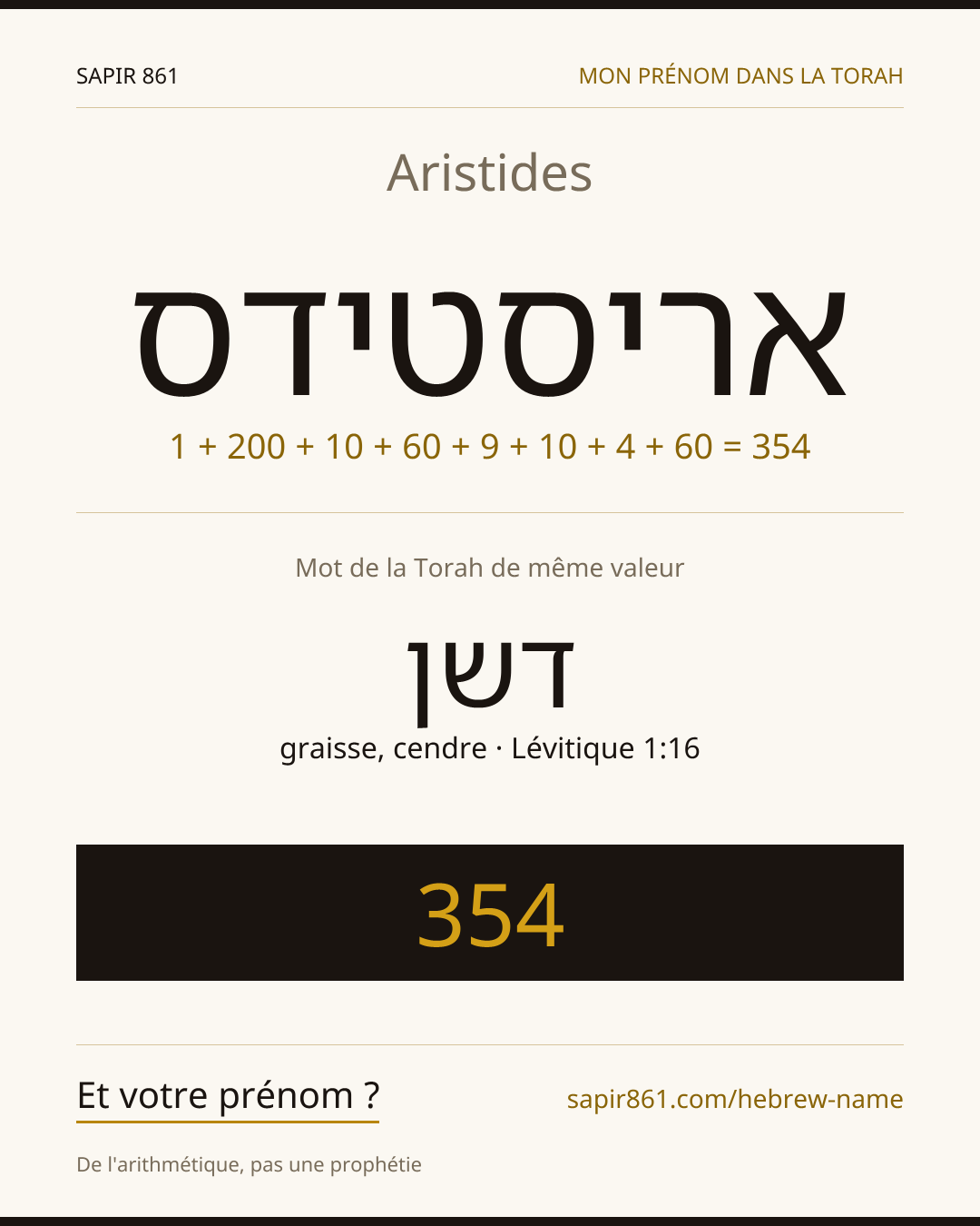 Aristides — אריסטידס