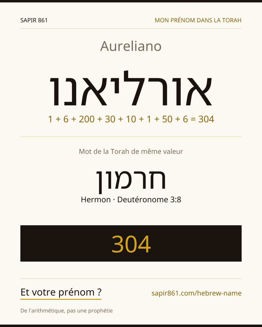 Aureliano — אורליאנו