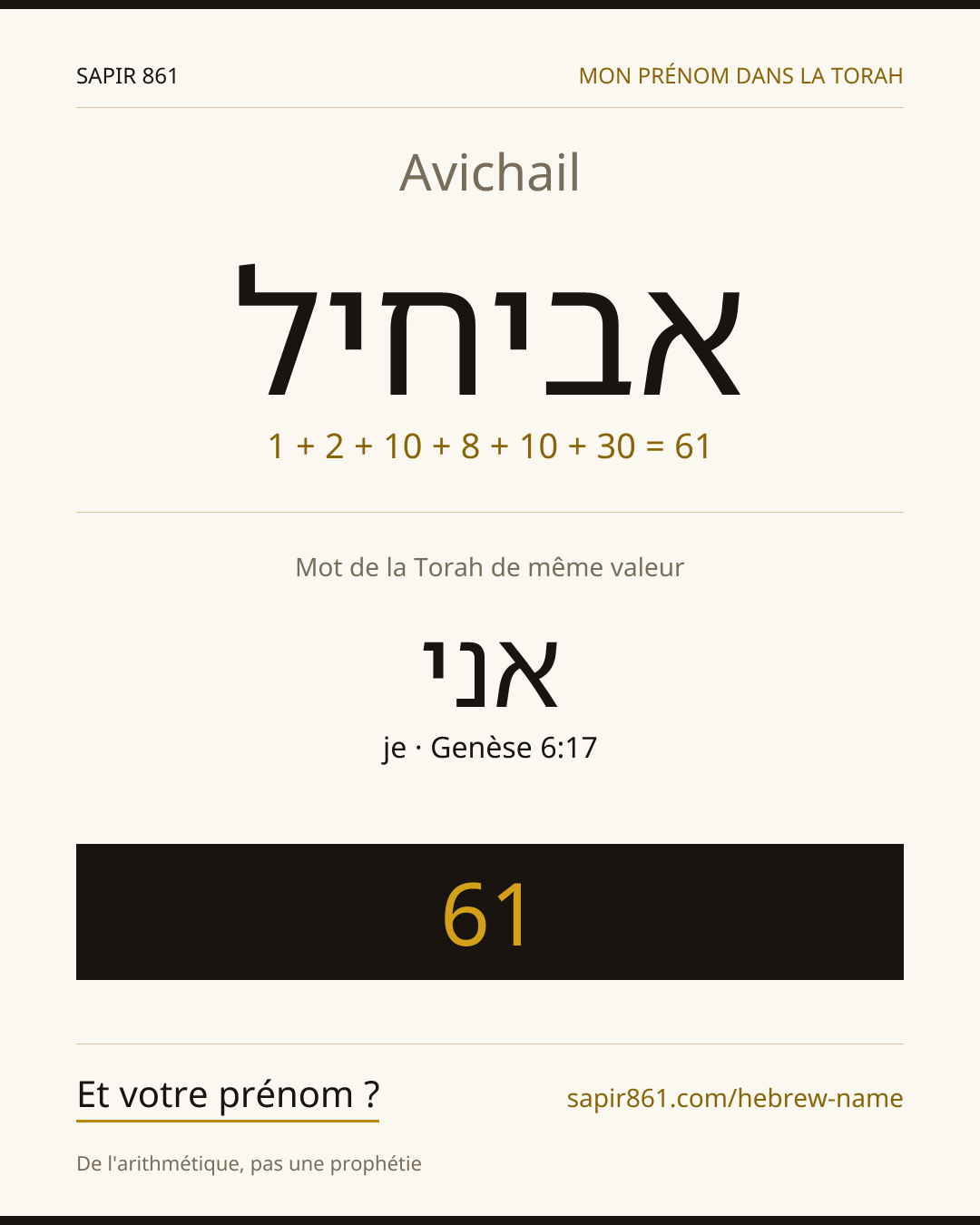 Avichail — אביחיל