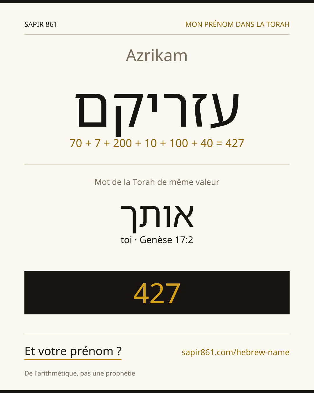 Azrikam — עזריקם
