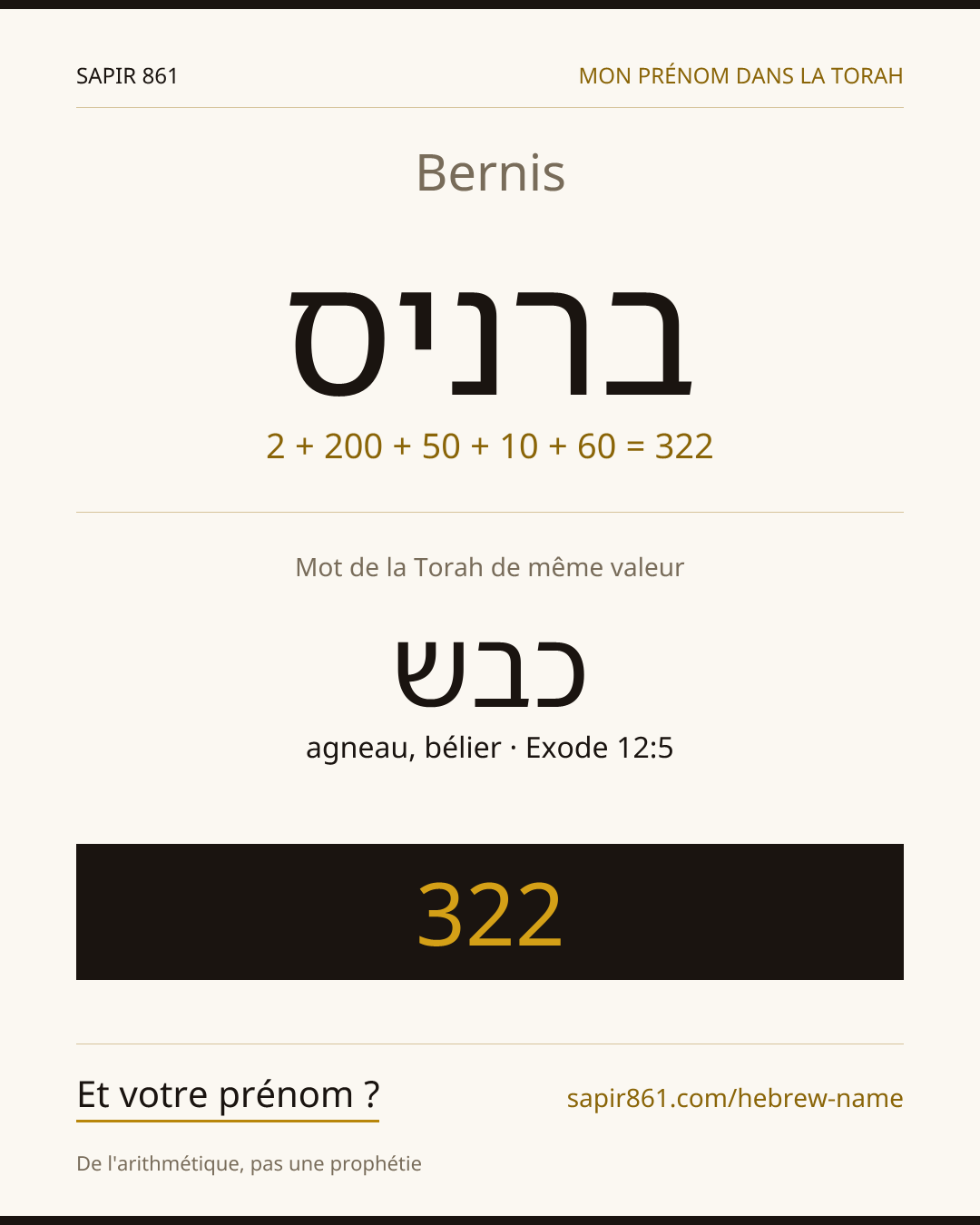 Bernis — ברניס
