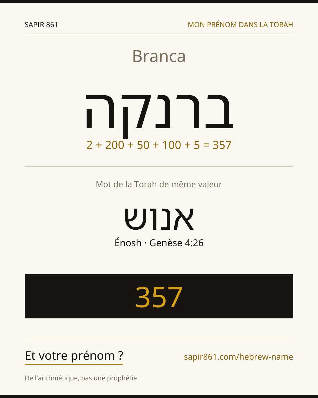 Branca — ברנקה
