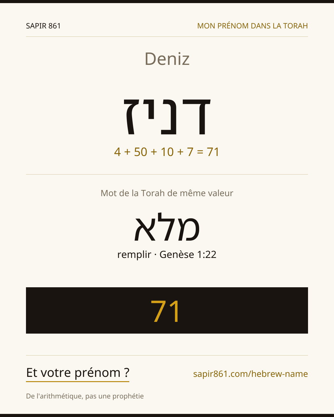 Deniz — דניז