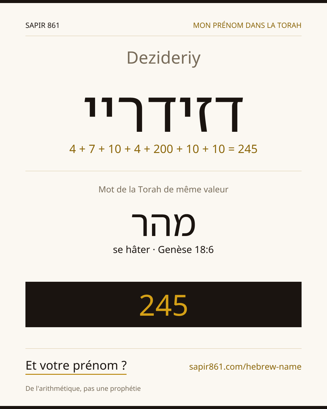 Dezideriy — דזידריי