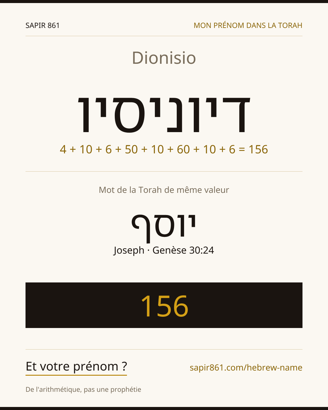 Dionisio — דיוניסיו