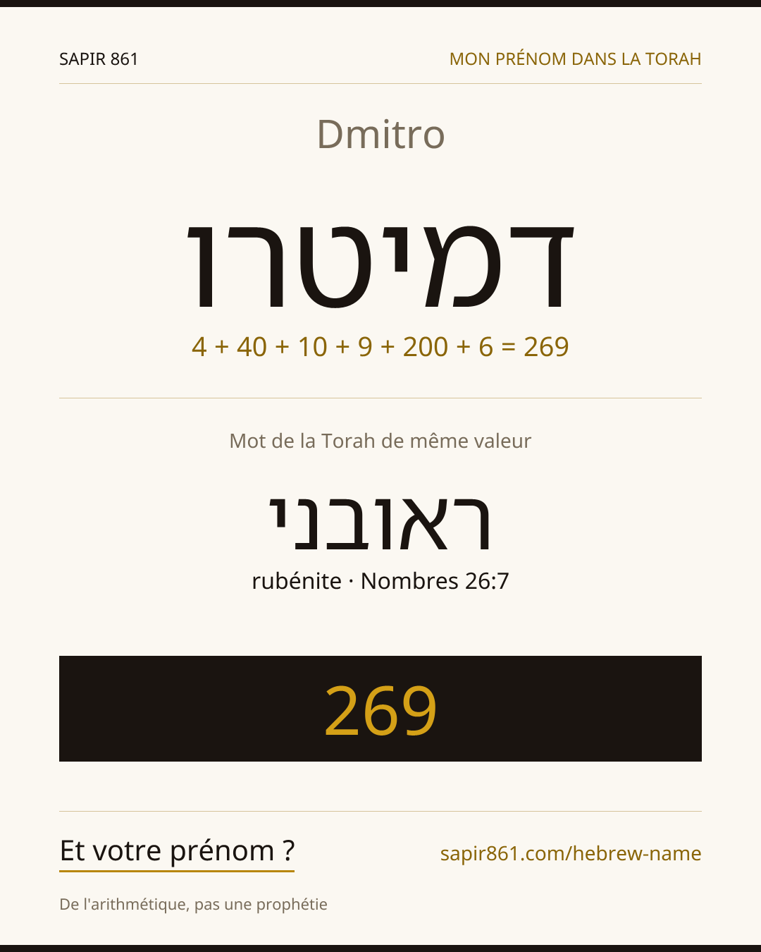 Dmitro — דמיטרו