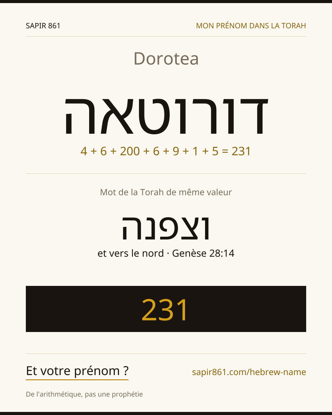 Dorotea — דורוטאה