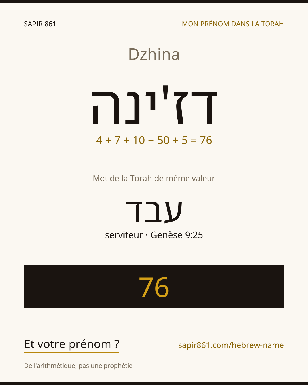 Dzhina — דז'ינה
