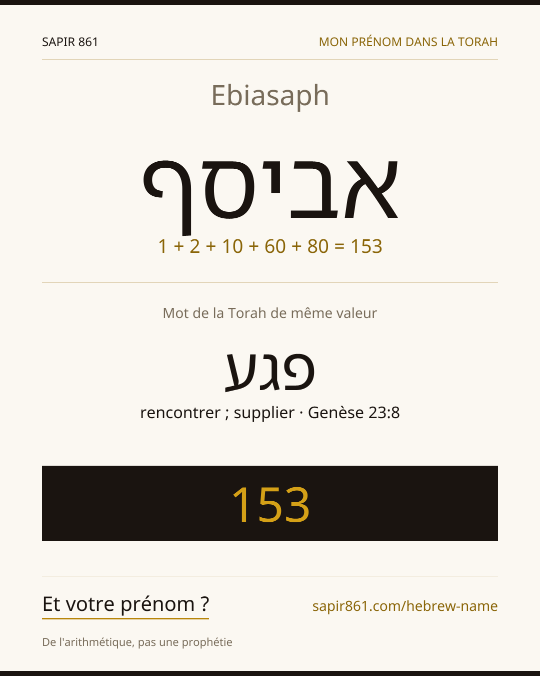 Ebiasaph — אביסף