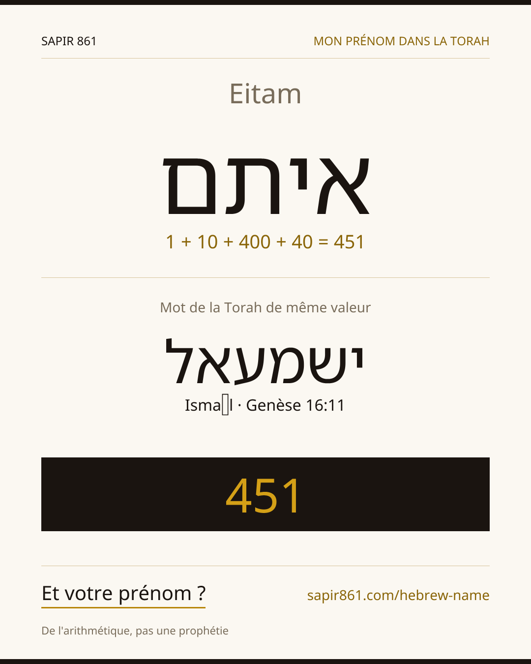 Eitam — איתם