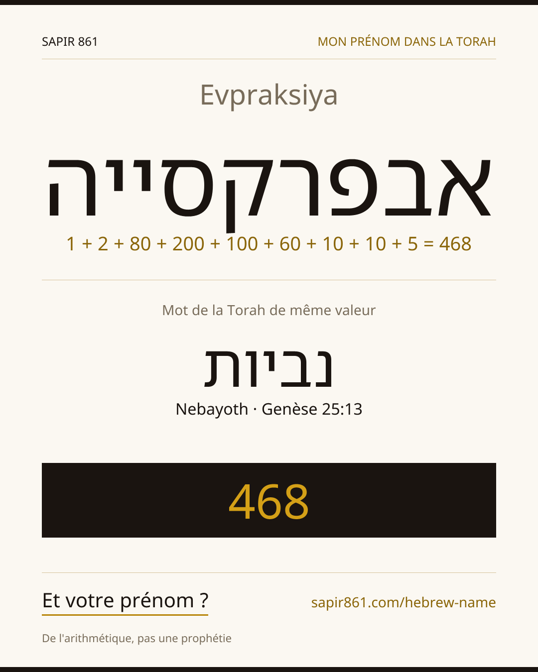 Evpraksiya — אבפרקסייה