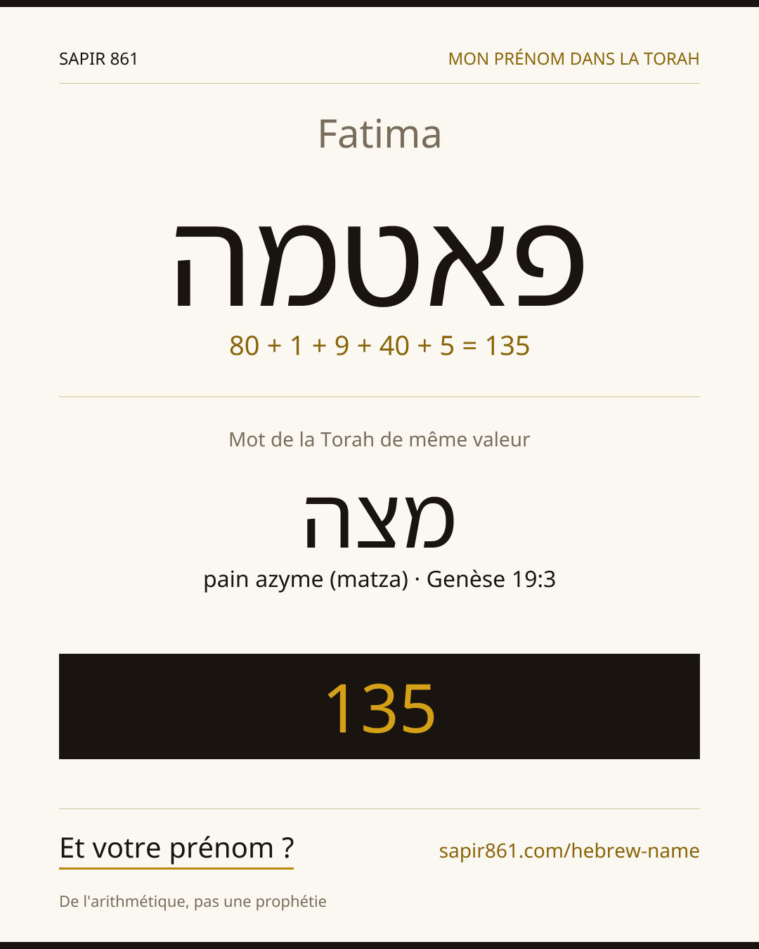 Fatima — פאטמה