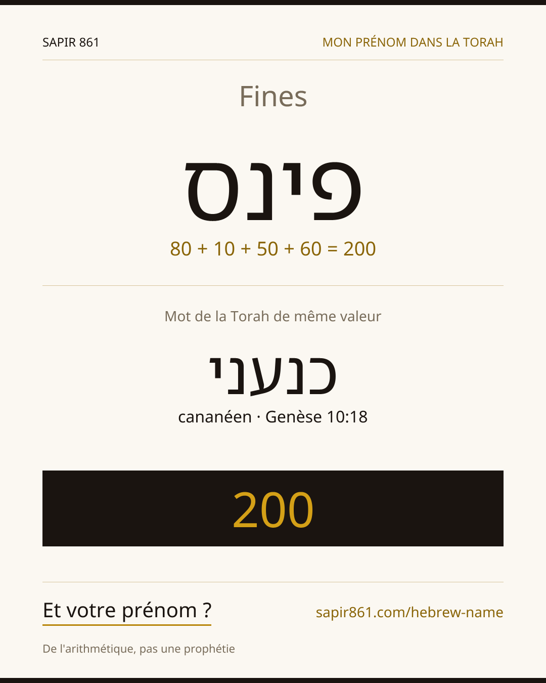 Fines — פינס
