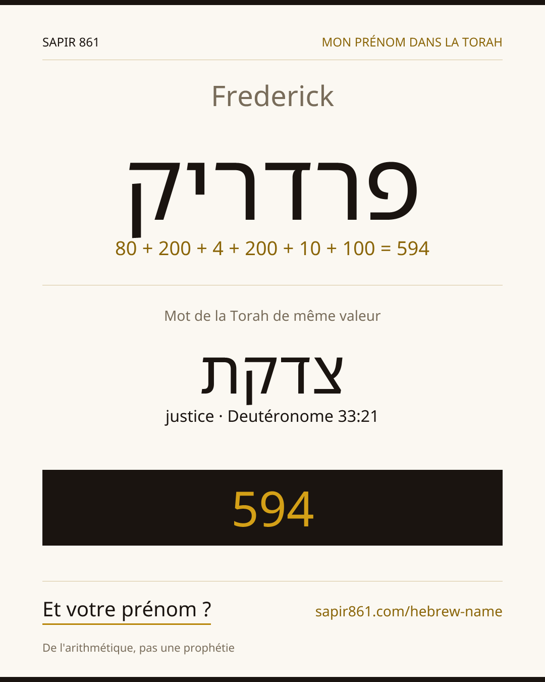 Frederick — פרדריק