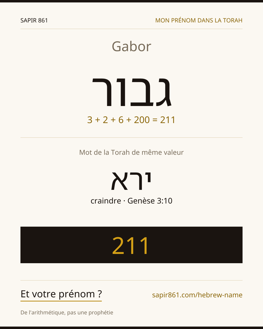 Gabor — גבור