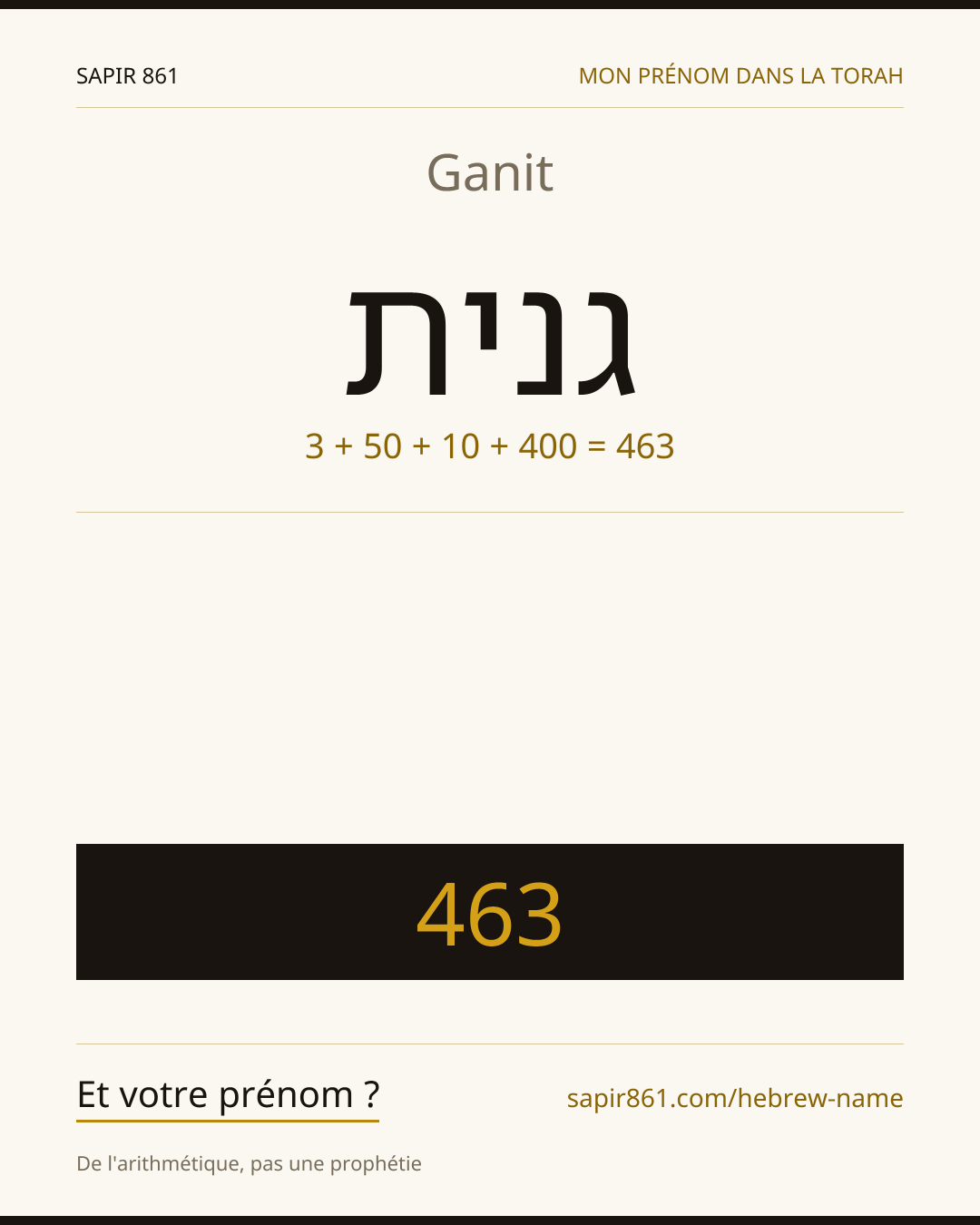 Ganit — גנית