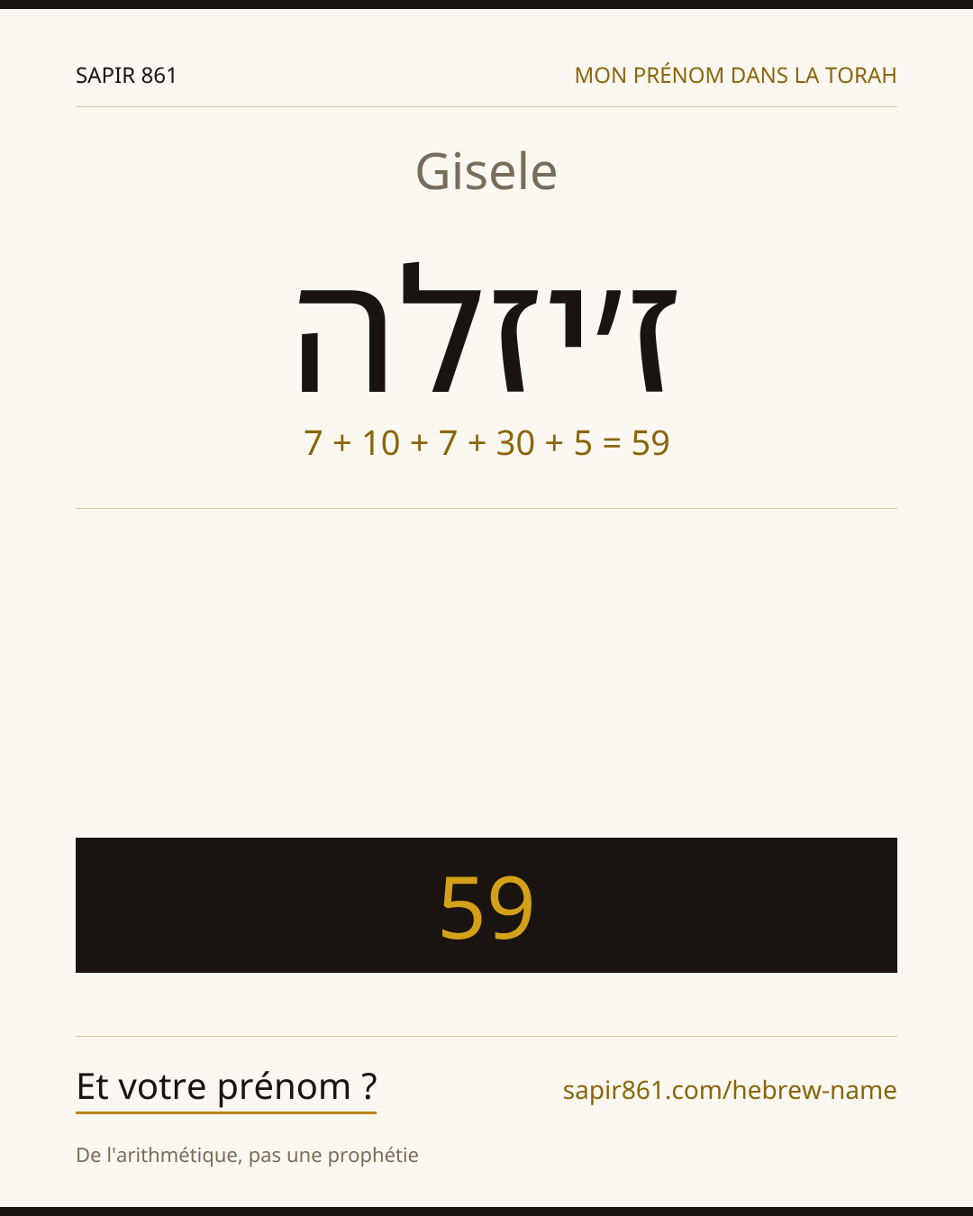Gisele — ז׳יזלה