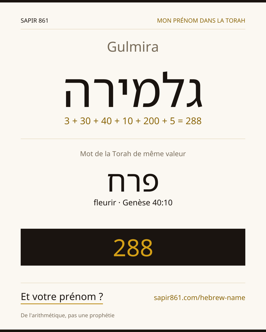 Gulmira — גלמירה