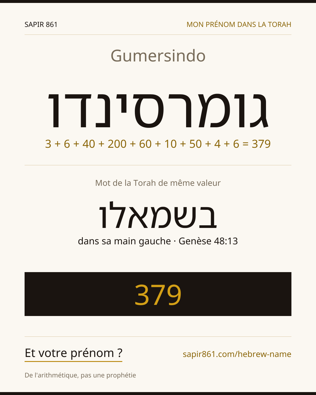Gumersindo — גומרסינדו