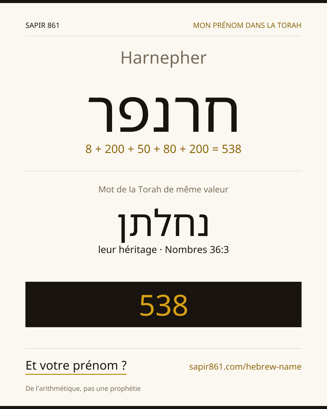 Harnepher — חרנפר