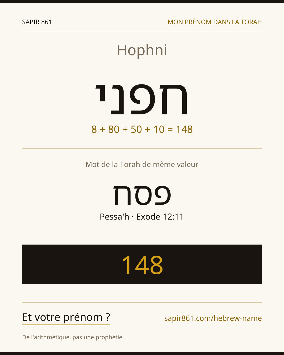 Hophni — חפני