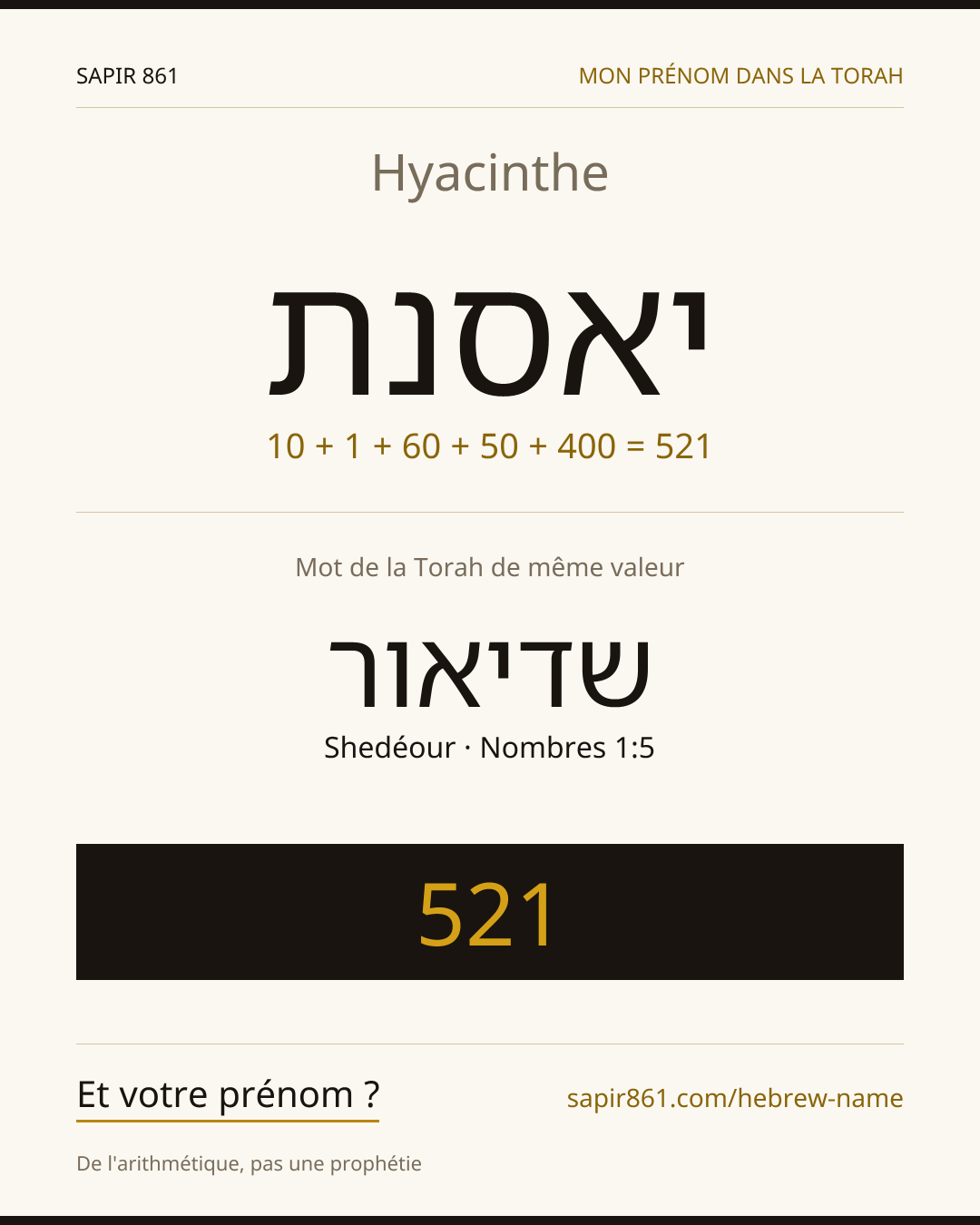 Hyacinthe — יאסנת
