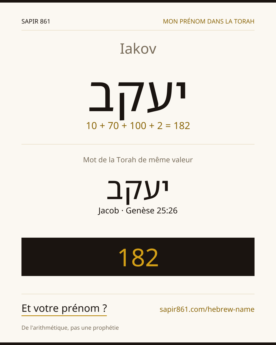 Iakov — יעקב