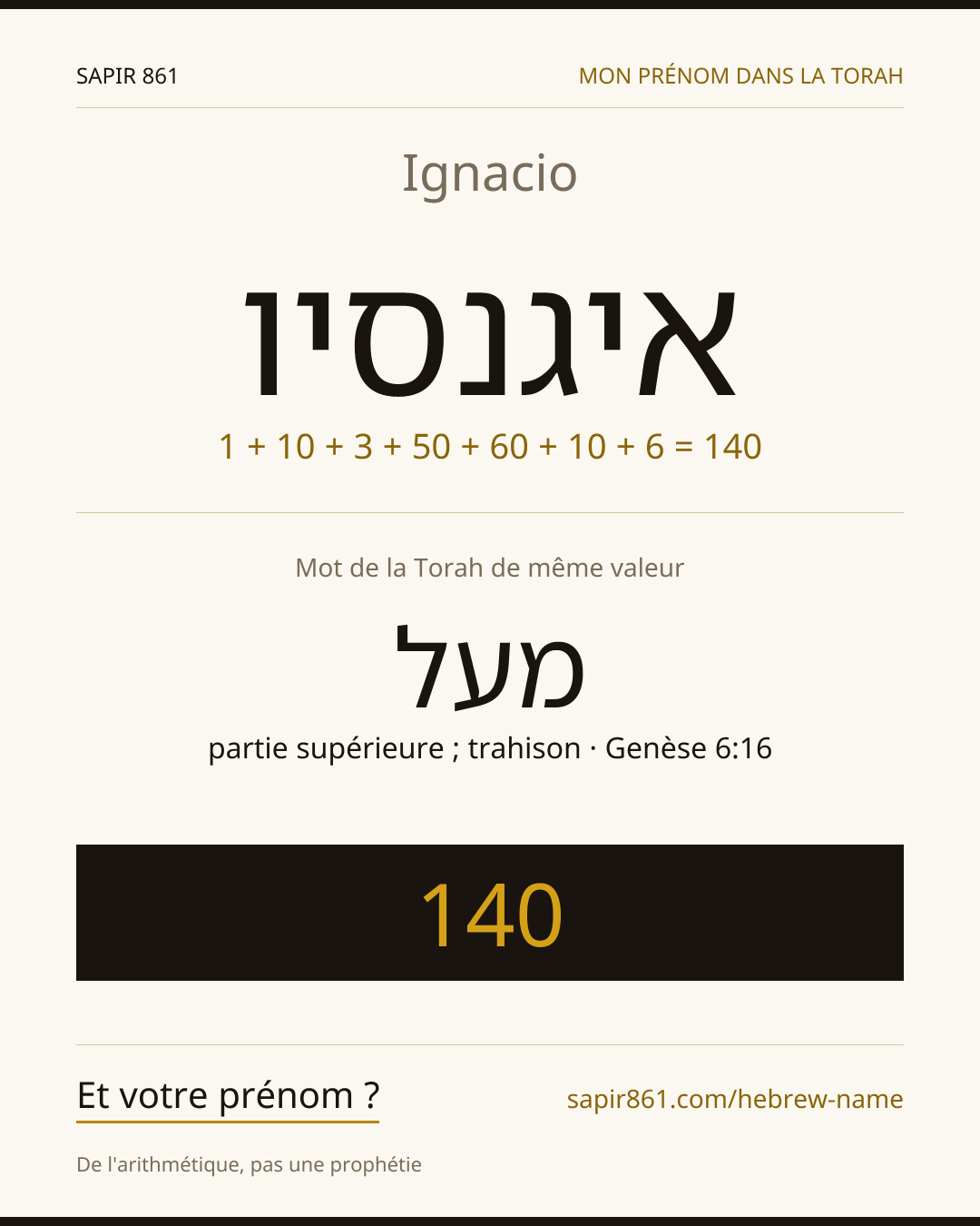 Ignacio — איגנסיו