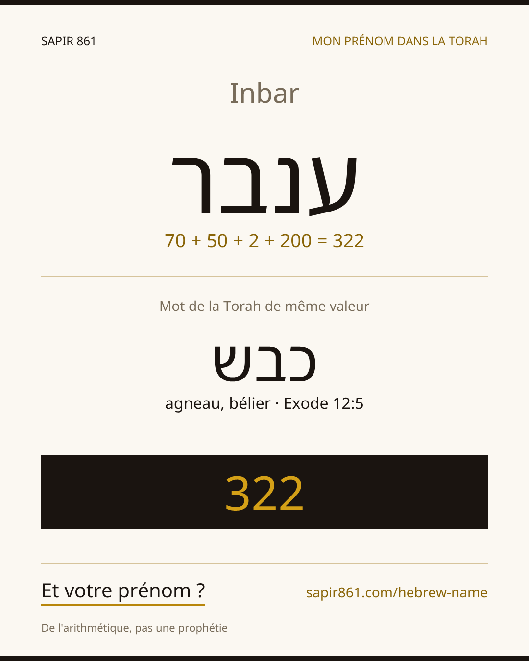 Inbar — ענבר