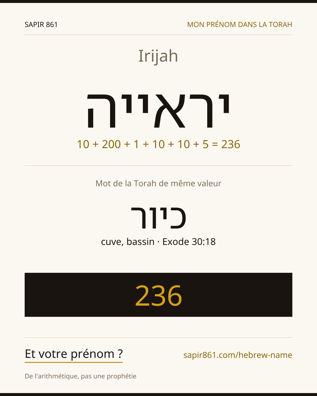 Irijah — יראייה