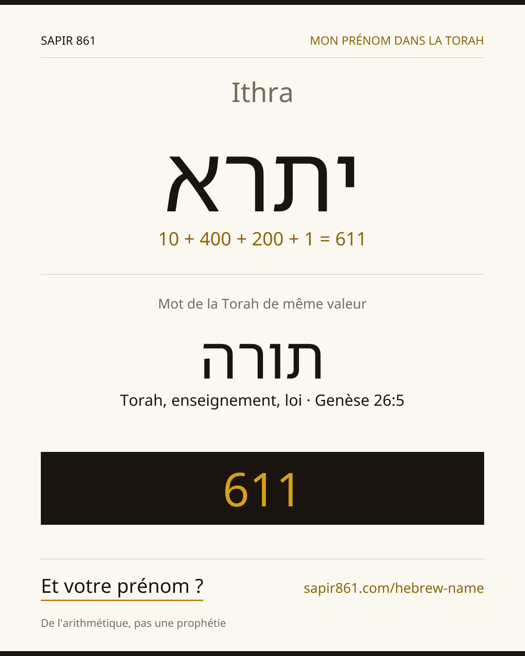 Ithra — יתרא