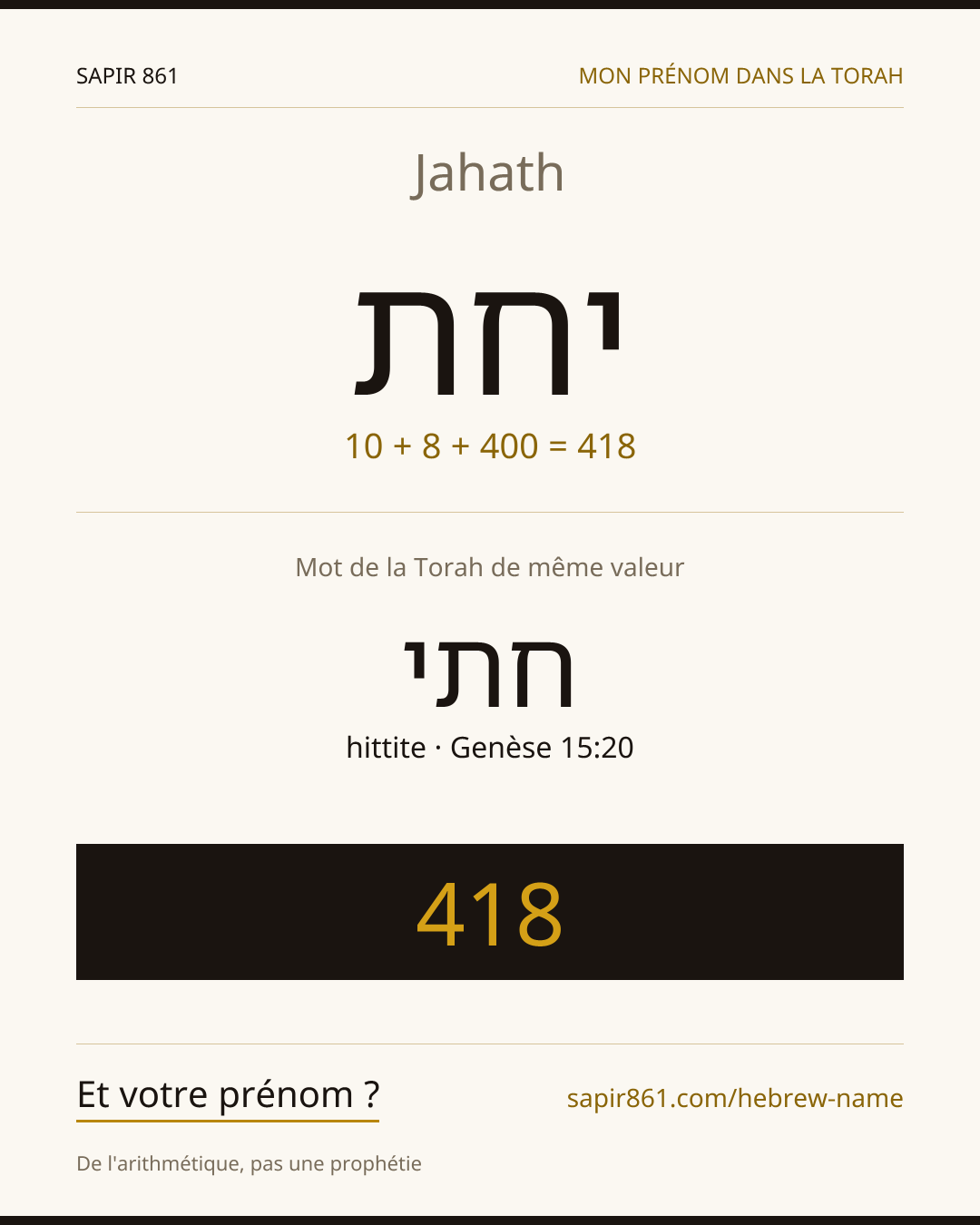 Jahath — יחת