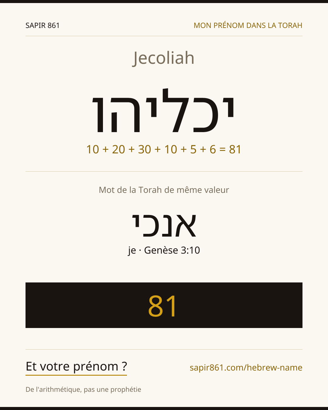 Jecoliah — יכליהו