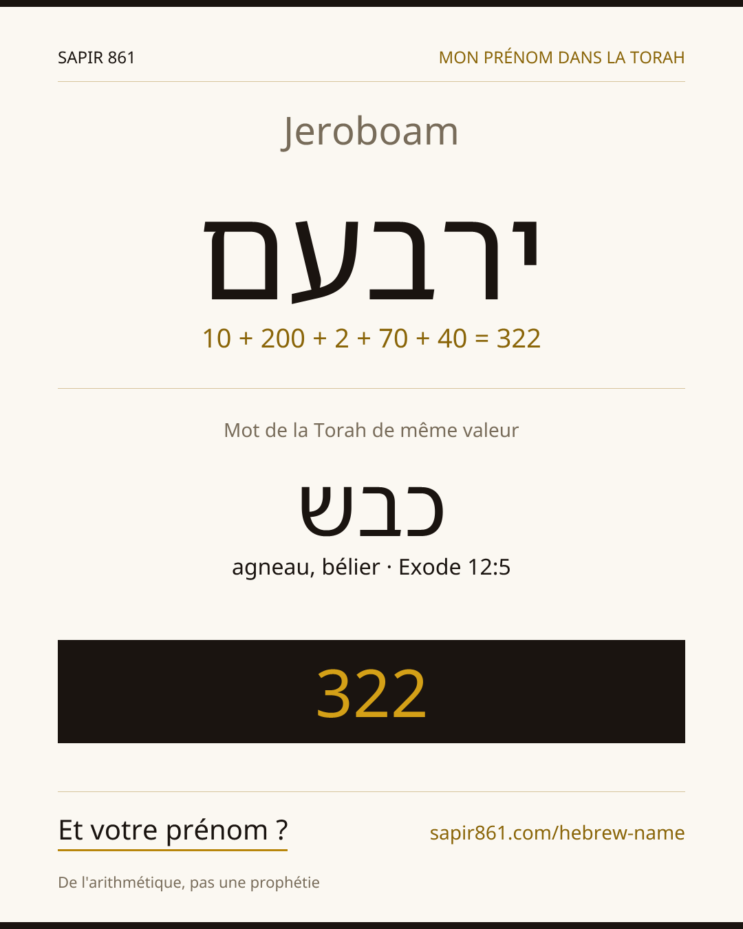 Jeroboam — ירבעם