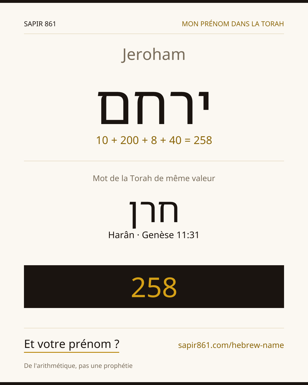 Jeroham — ירחם