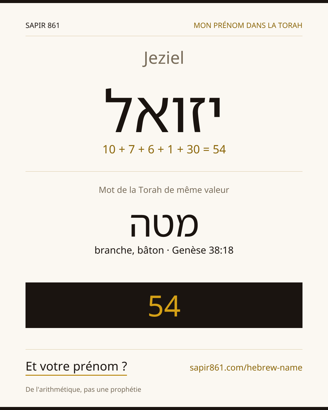 Jeziel — יזואל