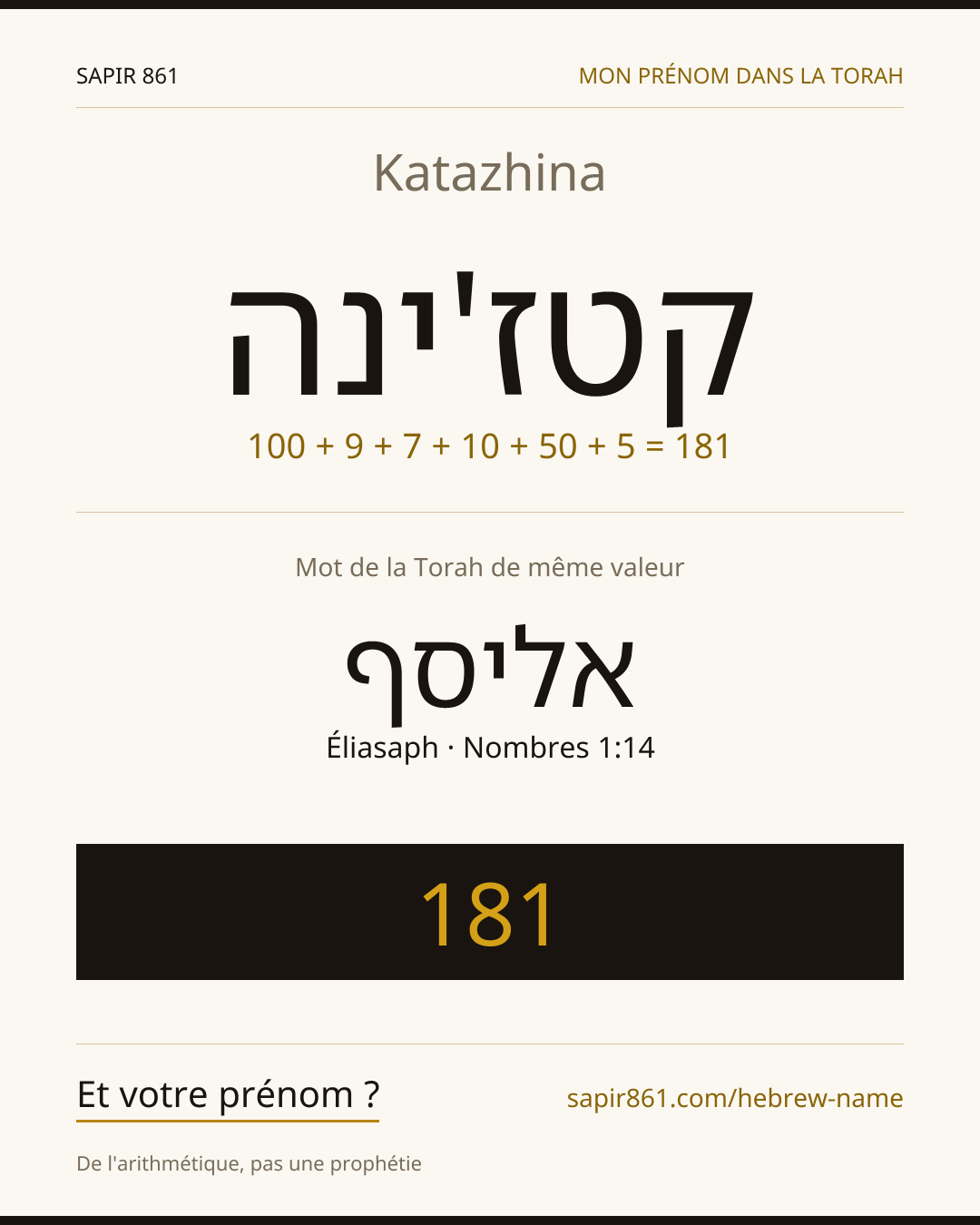 Katazhina — קטז'ינה
